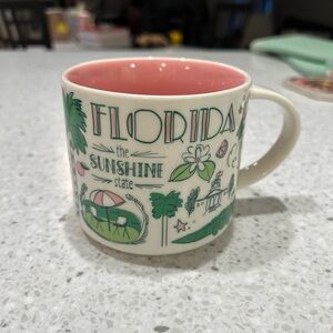 Starbucks Been There Series Florida Coffee Mug 14 fl. oz Pink